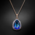 Кулон "Debesu Piliens III (Bermuda Blue)" с кристаллами Swarovski™